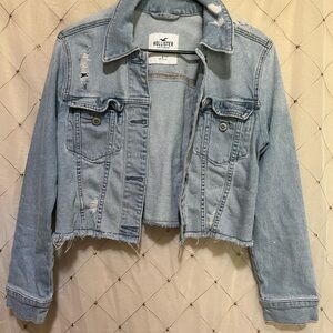Hollister Blue Jean Jacket Classic Denim Style